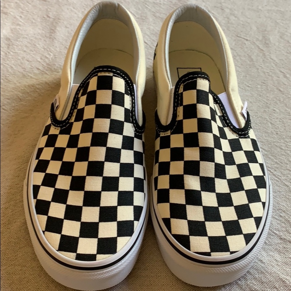 Vans Classic Slip-On Checkerboard Black & White